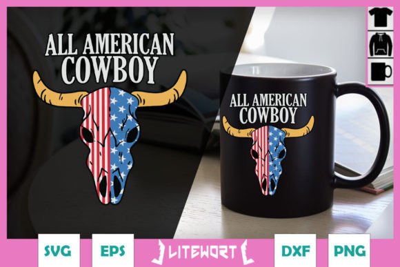 All American Cowboy Fourth of July SVG Review