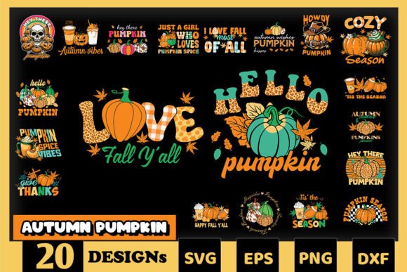 Autumn Pumpkin SVG Bundle Review