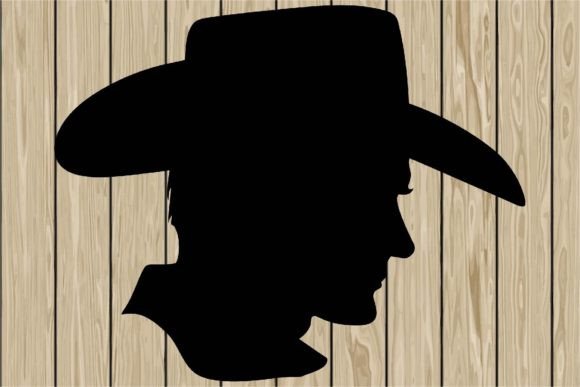 Cowboy Head Silhouette SVG Review