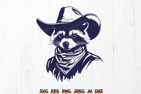 Cowboy Raccoon Wild West SVG Clipart Review