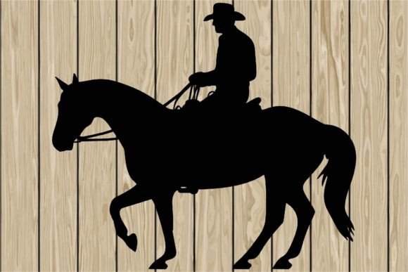 Cowboy Riding Horse Silhouette SVG Review