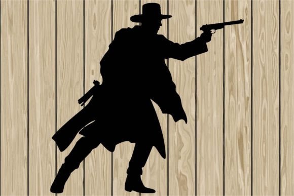 Cowboy Shooting Silhouette SVG Review