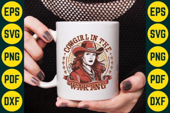 Cowgirl in the Waking SVG T-Shirt Design Review