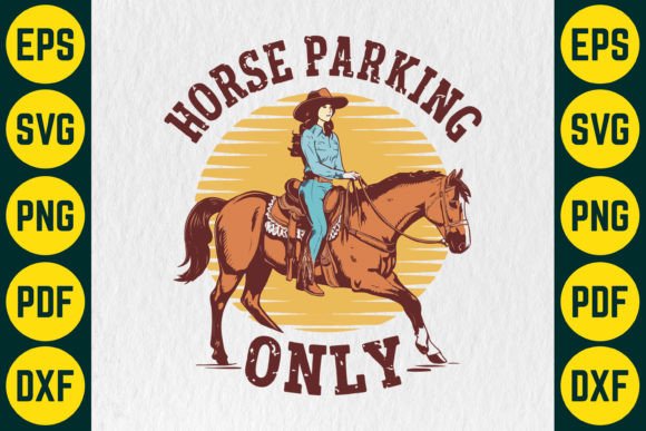 Horse Parking Only SVG T-Shirt Design Review