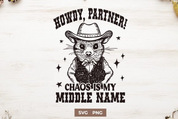 Howdy Partner Chaos SVG PNG Design Review