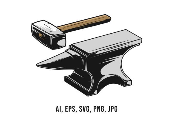 Review: Hammer and Anvil Vector Drawing