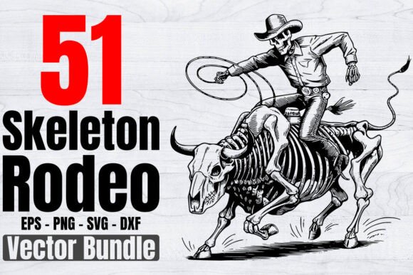 Skeleton Rodeo Svg Bundle Review