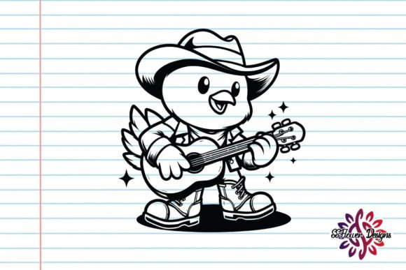 Western Easter Chick Guitar SVG Clipart Review