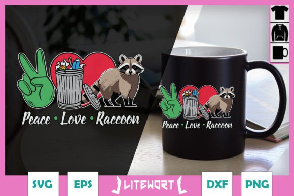 Western Peace Love Raccoon SVG Review